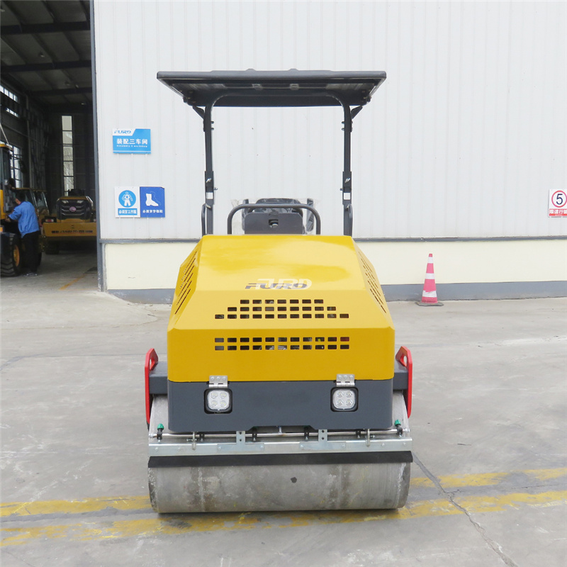 Double wheel tandem construction vibratory roller seat driven roller sales price