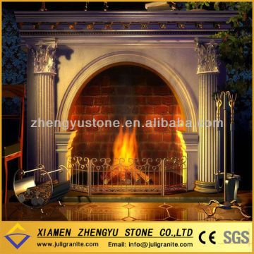 Carve Natural Stone Marble Fireplace