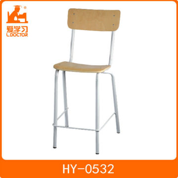 High foot tubular metal chair