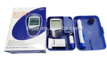 new design low price oem manufacture automatic digital medical diabetes maching blood glucometer and strip