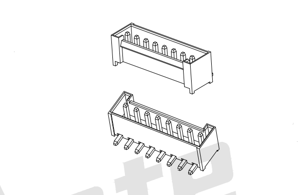 VH3.96mm de ângulo reto do conector de wafer de parede completa tipo de parede