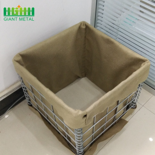 모래 가득 gabion hesco 폭발 벽