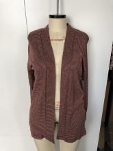 Women's long - sleeved cardigan jacket