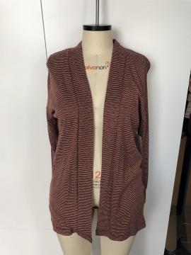 Women's long - sleeved cardigan jacket