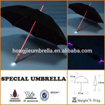 led handle umbrella/straight umbrella with led handle