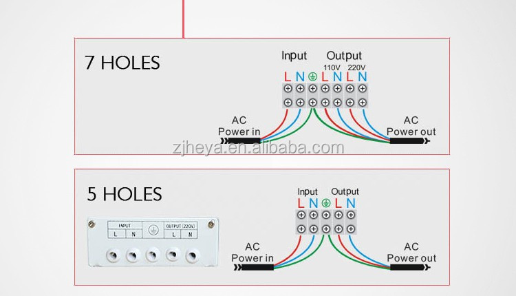 Homeuse Relay Control LED LCD Display Desktop Power Voltage Stabilizer