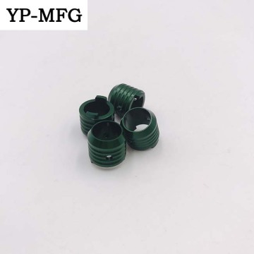 Kilang CNC Lathe Machined Green Aluminium Anodized Parts.