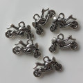 Hot Jual 100Pcs / Lot Μοτοσικλέτα Motorcross 20 * 10MM Χαριτωμένο κρεμαστό κόσμημα μοτοσικλέτας για προμηθευτή κοσμημάτων