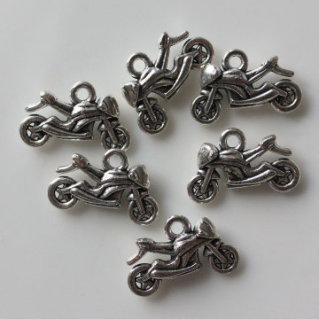 Hot Selling 100 Stks/partij Motorfiets Motorcross 20*10 MM Leuke Motorfiets Charms Hanger Voor Sieraden Maken Leverancier: