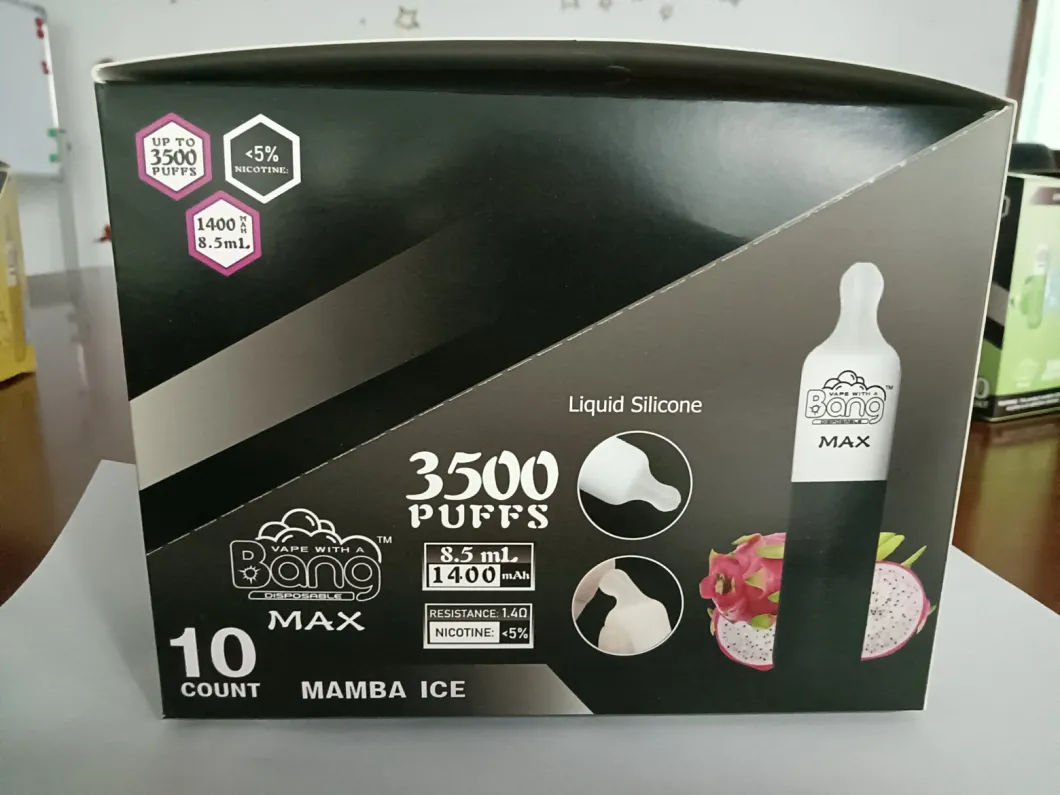 Wholesale Disposable Vape Pen Original Bang Max 5% Salt Nico tine E Cigarette