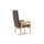 Pengunjung Kontemporer Tinggi Kembali dengan Wooden Commercial Armchair