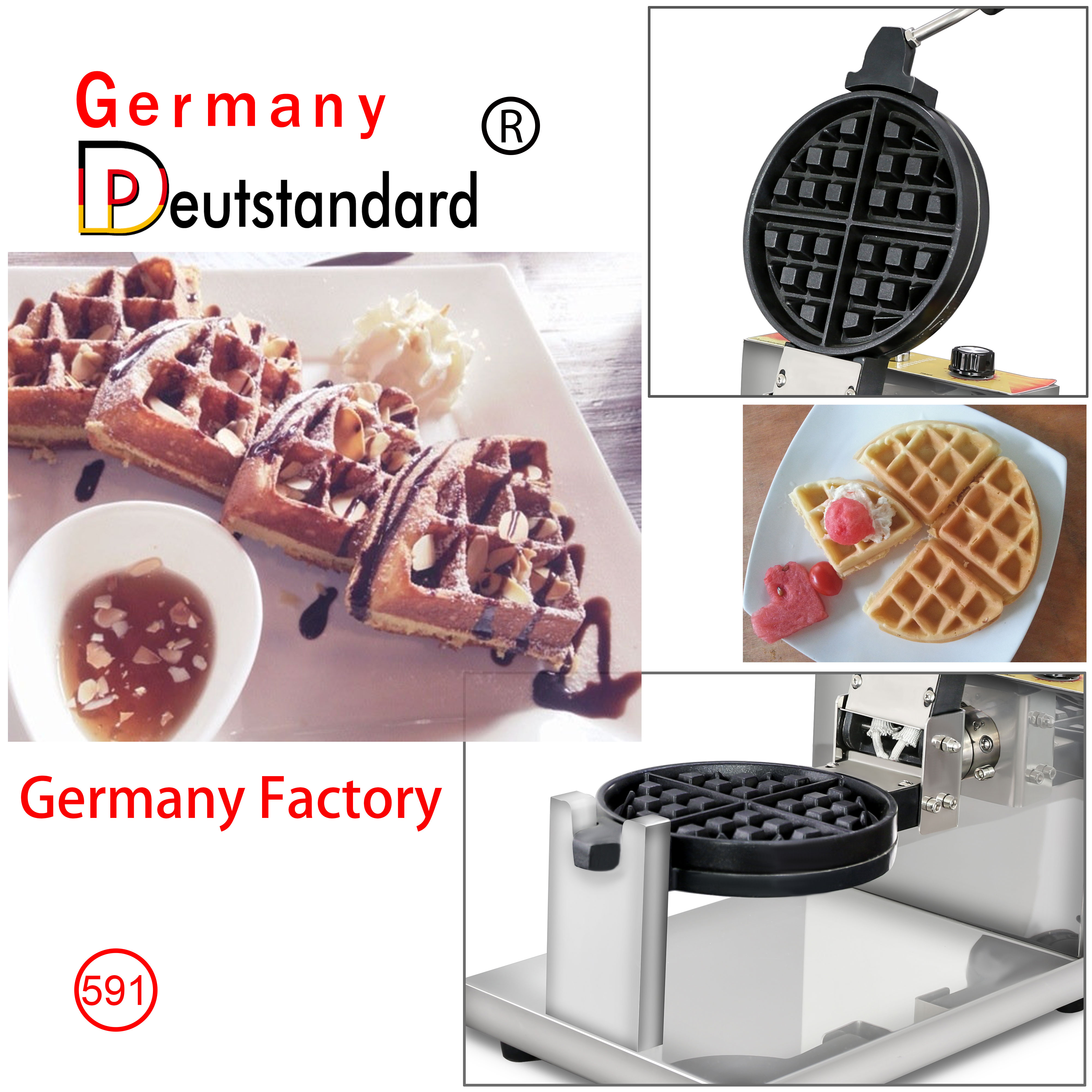 Ratary Waffle Maker mit Edelstahl zum Verkauf