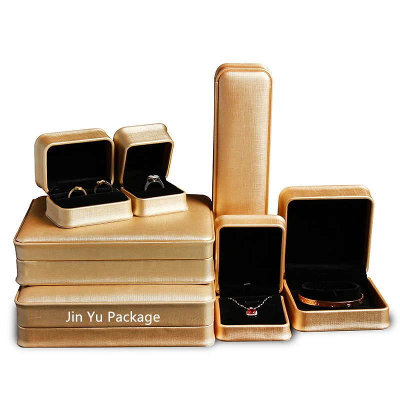 Luxury Matt Black Leather Paepr Gift Jewellery Packaging Boxes