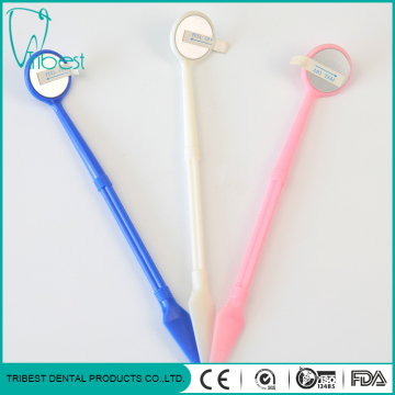 PC Material Disposable Dental Mirror With Spatula