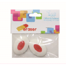Marshmallow with Filling Strawberry Eraser