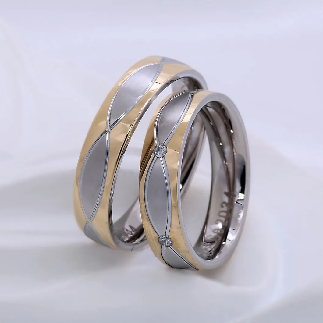 Wedding Promise Eternal Love Stainless Steel Jewelry Ring