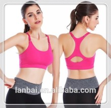 2015 HOT SALE GIRL SEXY NYLON COTTON SPANDEX YUGA SPORT BREATHABLE SEAMLESS VEST CORSET BRA