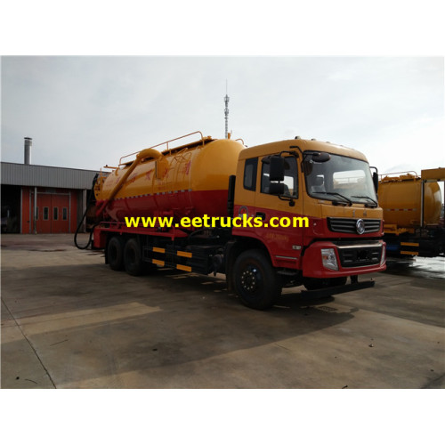 Dongfeng 10 Wheel Waste Sucking Cleaning Trucks