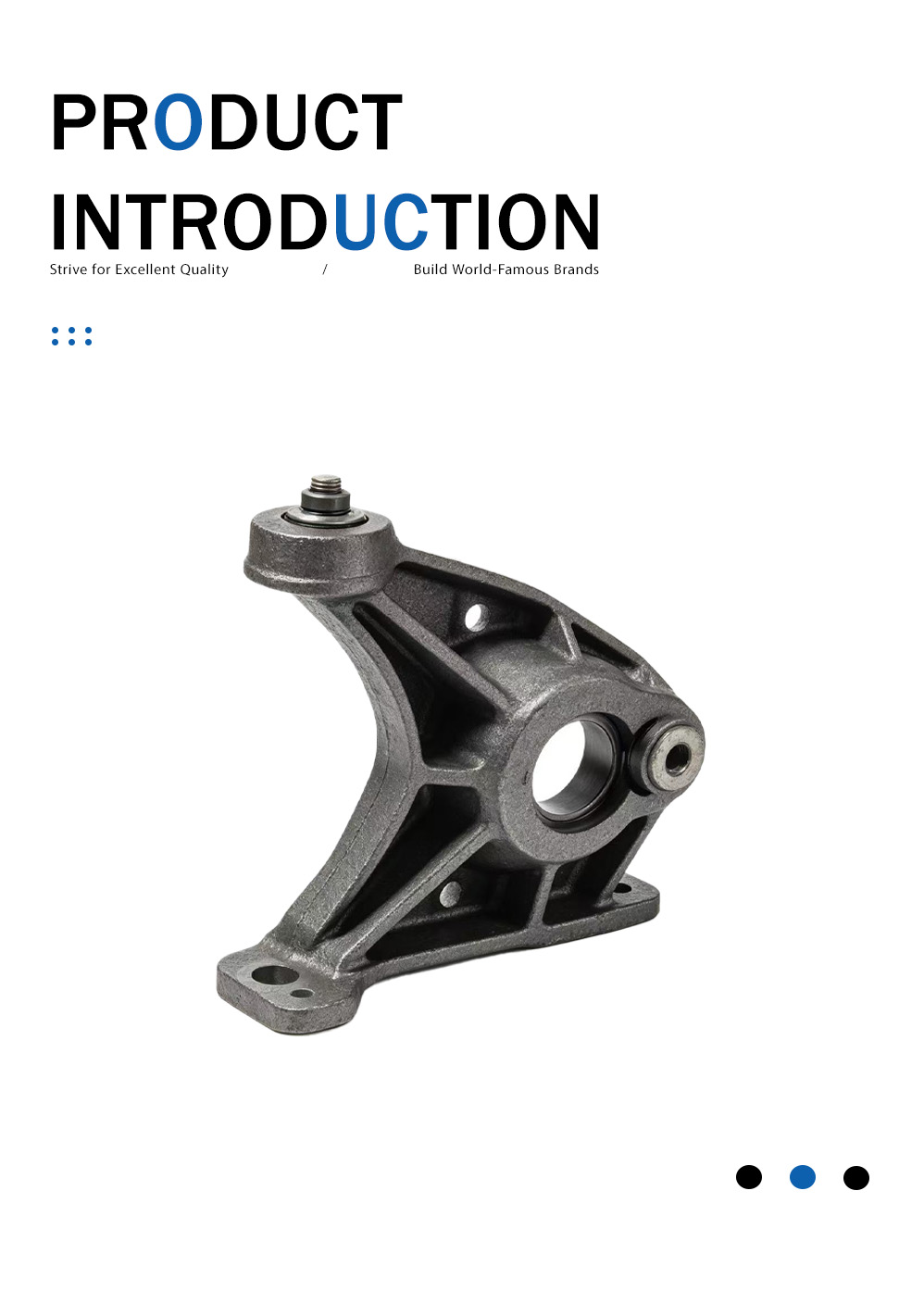 Литье чугунной подвески Cast Iron Suspension Bracket Casting