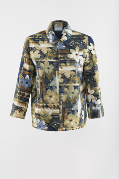 Printing woven out jacket