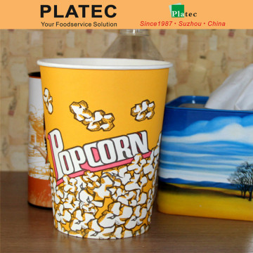Cheap pop bucket, paper popcorn bucket, popcorn box