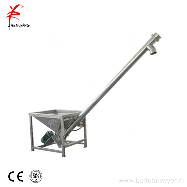 Small industry grain spiral screw conveyor