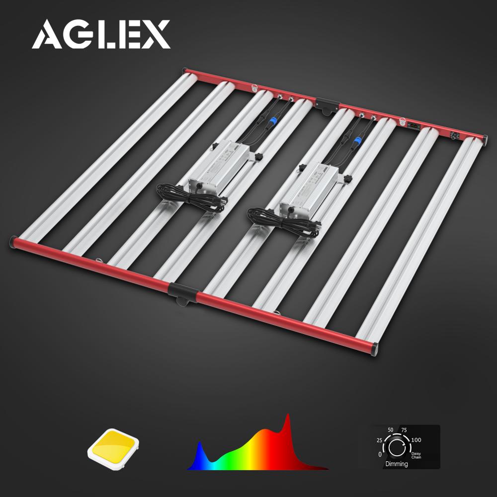 Aglex US CA TH EU STOK 6X6 5X5 4X4 Yüksek PPFD LM301B LM301H Dimmable Full Spectrum LED dikey tarım için ışık büyüt