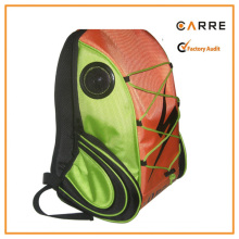 2015 hot sale fashion 1680D polyester speaker backpack with speakers and amplifier