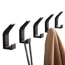 Black Wall Mount Bathroom Towel Hooks and Kitchen Robe Hooks