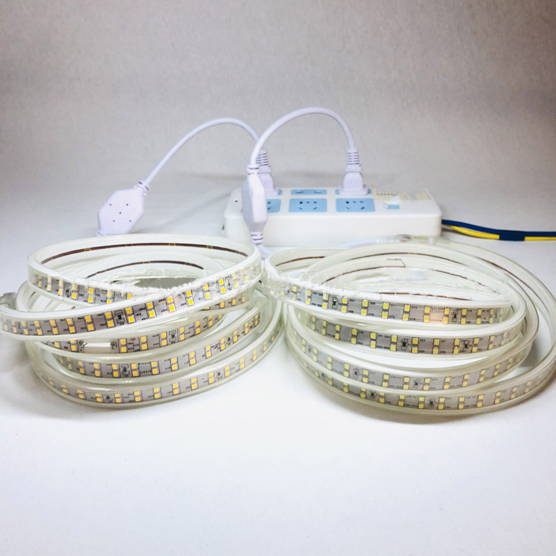 220V 48leds IP65 Led Strip SMD2835 Led Strip Flexible PVC cover strip light