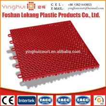 Interlocking Exterior School Playground Polypropylene Floor Tile O-01