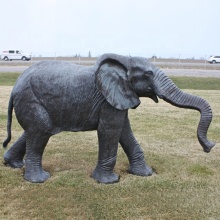 Large garden decorative cast bronze elephant statues for outdoor