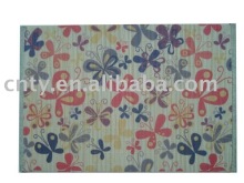 2.5mm round printed bamboo placemat