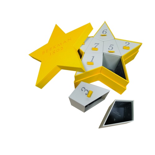 Creative Star shape paper gift box for tea