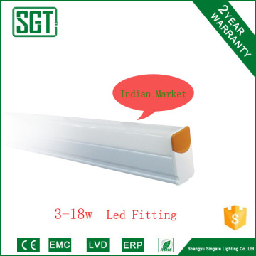 2year warranty Indian Market 18w led tube middle connect