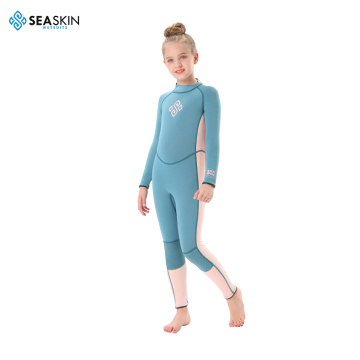 Seaskin 2mm One Piece Neoprene Back Zip Kid menyelam saman penuh