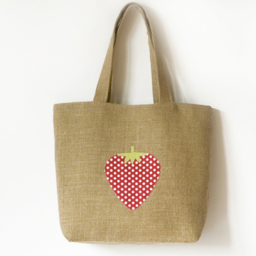 Hessian shopping bag