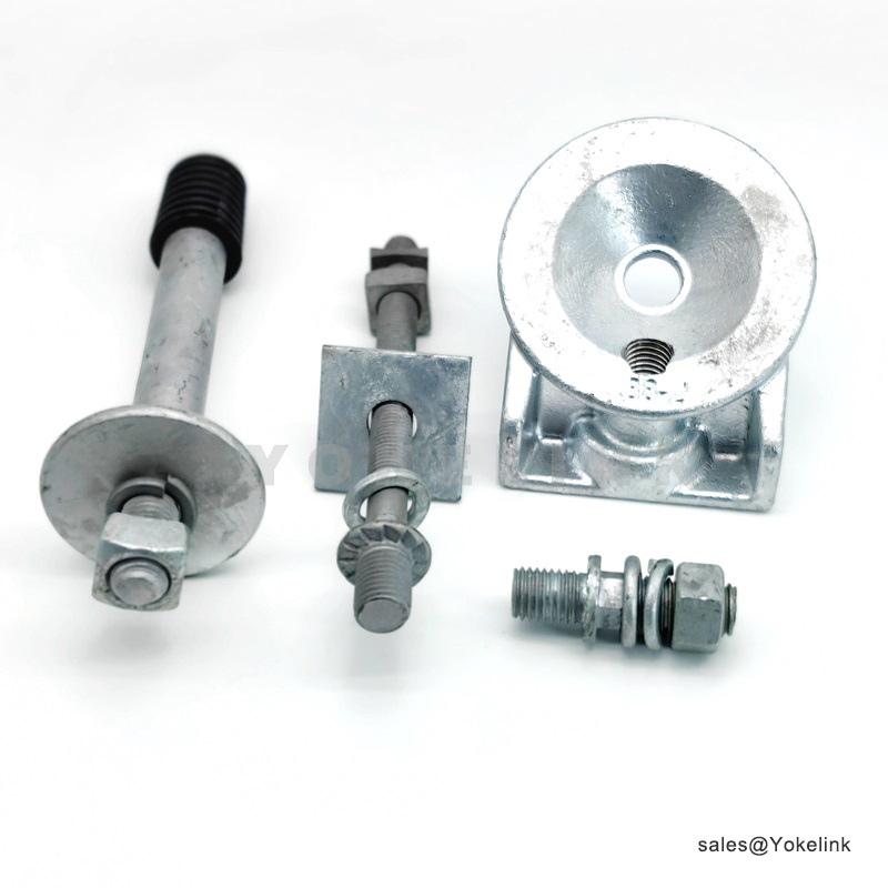 Postes de línea de vástago corto de 3/4" x 1-3/4"