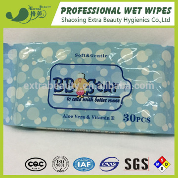 Cleansing Organic Soft Baby Wipes With Aloe Vera