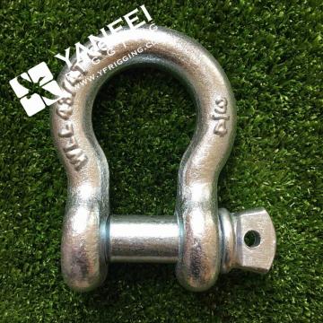 G209 US Type Bow galvanized shackle