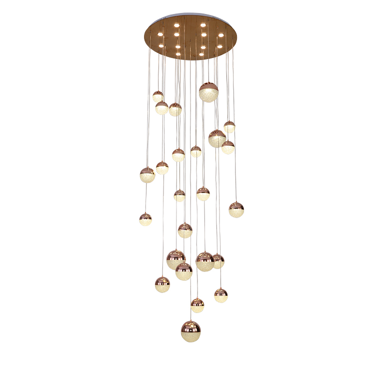 Crystal Golden Hanging Chandelier