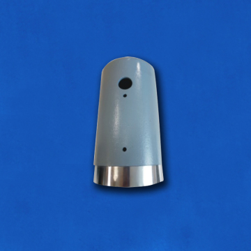 Protective steel valve guard for gas cylinder