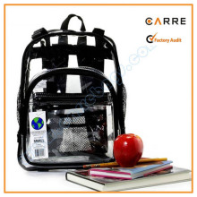 clear transparent plastic vinyl PVC backpack