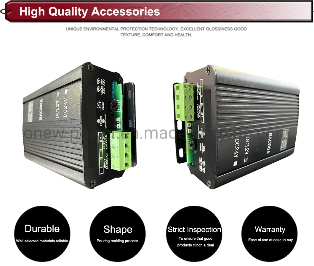 in Stock Bac06A Smartgen Battery Charger Generator Automatic Manual Switching 12V 24V Can Transfer by Hand More Stable with Floating Charge