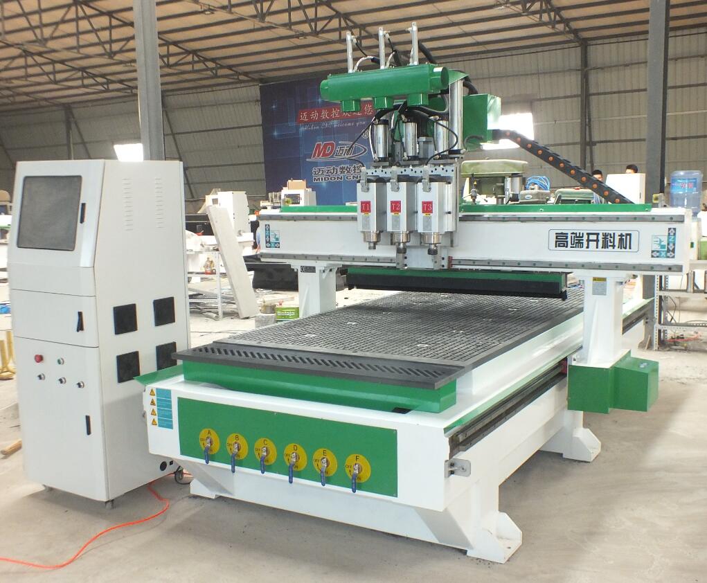 cnc router machine 3 spindles