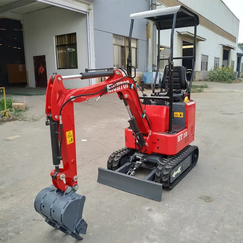 High Performance Hydraulic Crawler Small Wheel Construction Backhoe