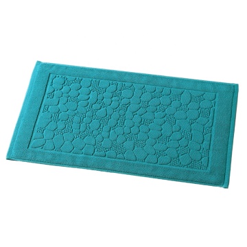 100% cotton Foot shape hotel bath mat super