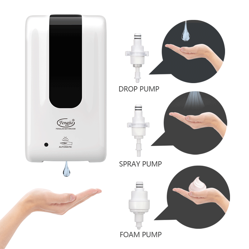 Stainless Floor Standing Automatic Hand Sanitizer Soap Dispenser F1406STS