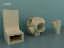 Refractory ceramic abnormity tube