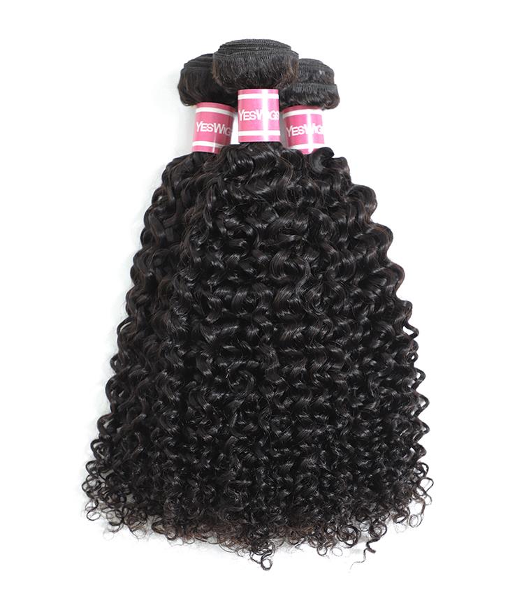 10A Brazilian Virgin Hair Kinky Curly Bundles 100% Unprocessed  Human Hair Weaves